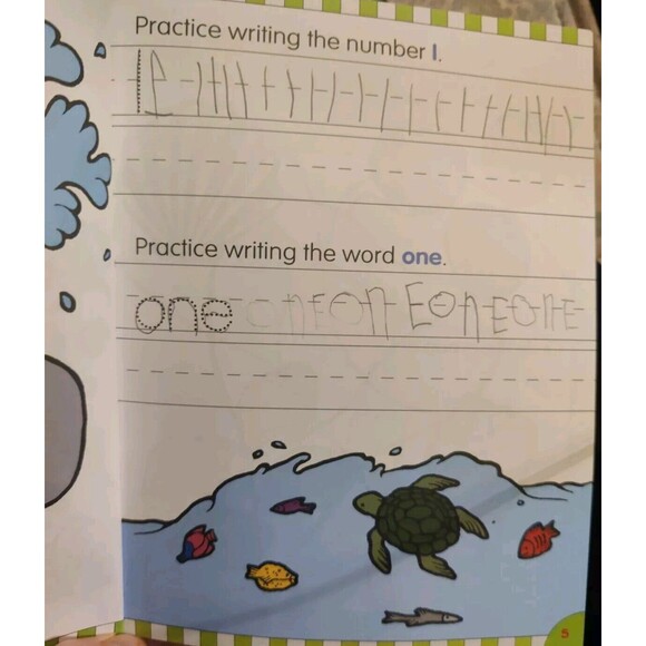 Number Activities: Grade Pre-K-K Paperback Flash Kids Editors Book Educational - Picture 10 of 11